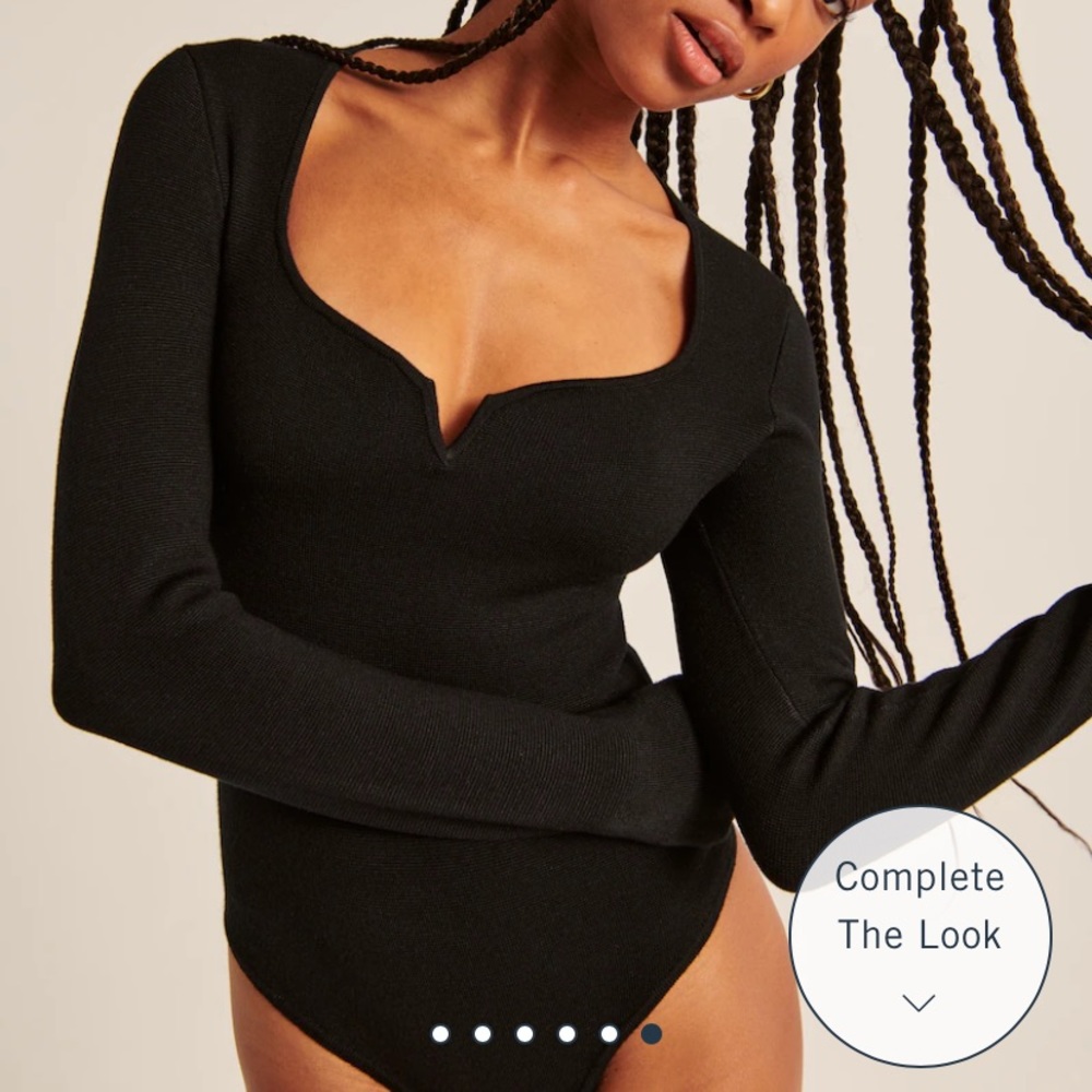 Abercrombie Sweetheart Sweater Bodysuit
